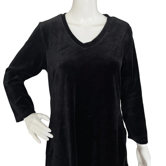 GUDRUN SJODEN LONG SLEEVE BLACK DRESS WITH POCKETS NEW with Tags Women Size S - Picture 2 of 14